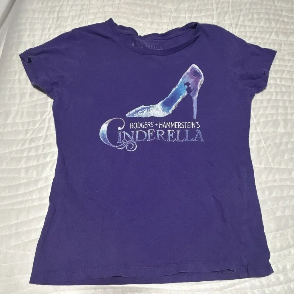 Rodgers + Hammerstein's Cinderella Purple Graphic T-Shirt Theater-Size S